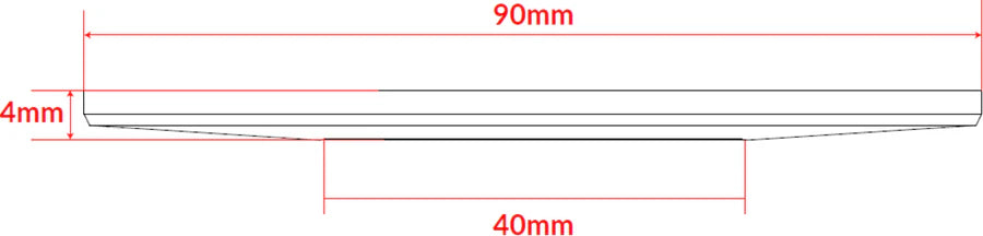 Knightsbridge: SPKEVFBZBC, Fixed Bezel for SpektroLED Evo, Brushed Chrome, Magnetic Fit, Fire Rated, IP65, 90mm Diameter