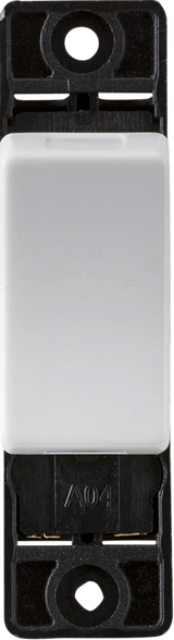 Knightsbridge: CU1200M, 10AX Intermediate Switch Module, Curved Edge, White, Thermoset Resin, IP20, 230V