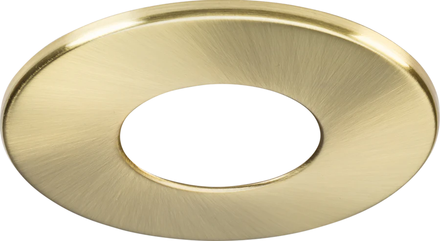 Knightsbridge: SPKEVFBZB, Fixed Bezel for SpektroLED Evo, Magnetic, 90mm Diameter, IP65 Rated, Brushed Brass Finish, Steel